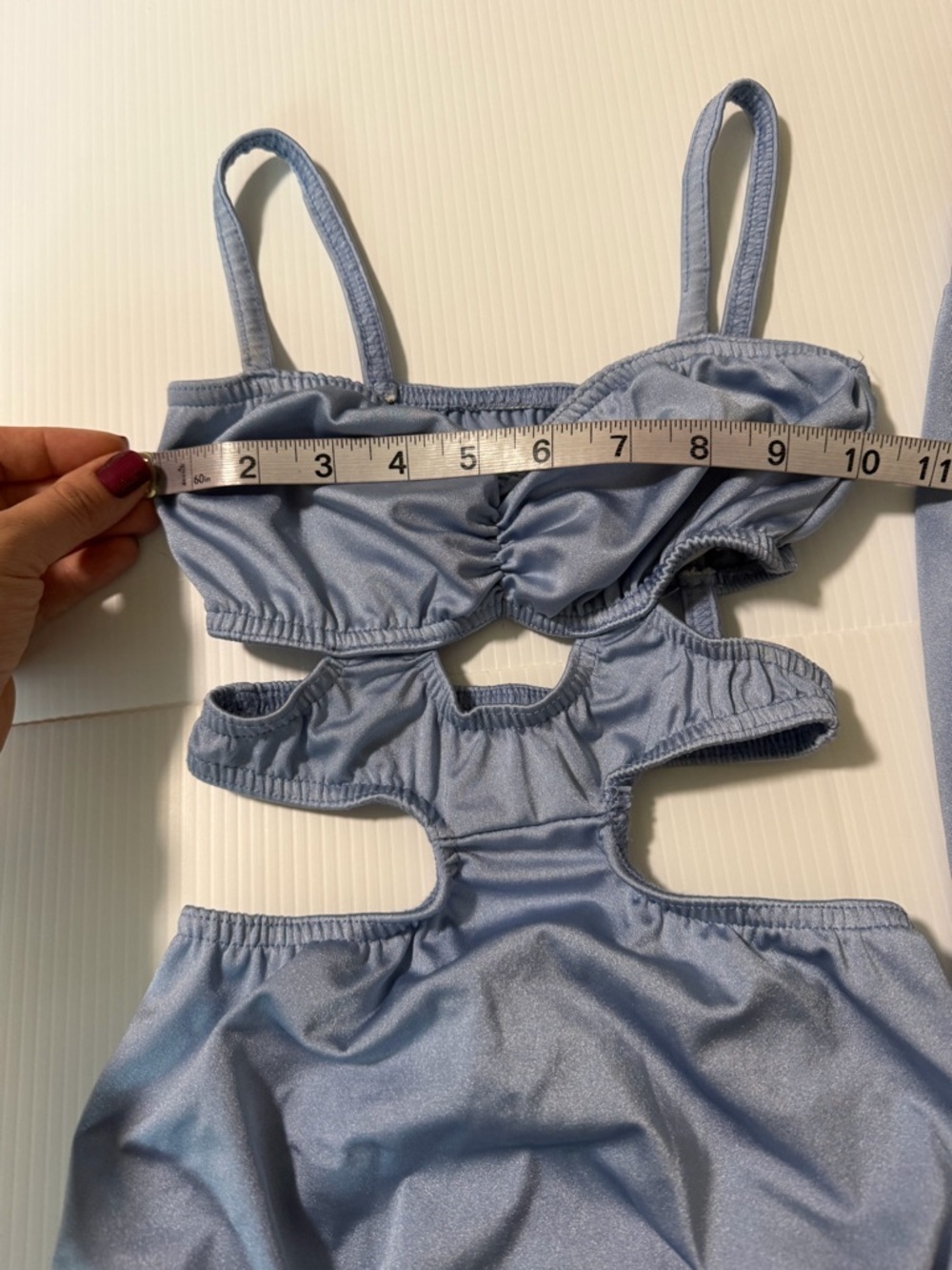 Kelle dance solo lyrical costume light blue CLOSER TO FINE 8434 LC-large child - Picture 8 of 11
